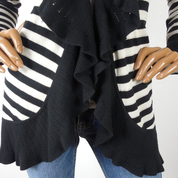 WHITE HOUSE BLACK MARKET M SILK Knit Cardigan - Picture 7 of 13